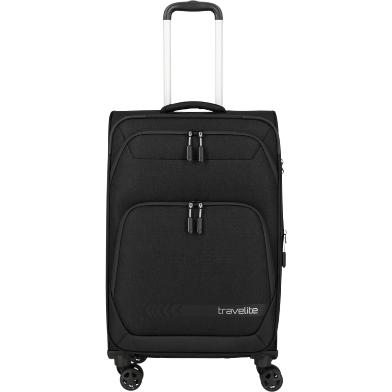 Travelite Kick Off 4-Rollen-Trolley M erw. 67 cm -Schwarz