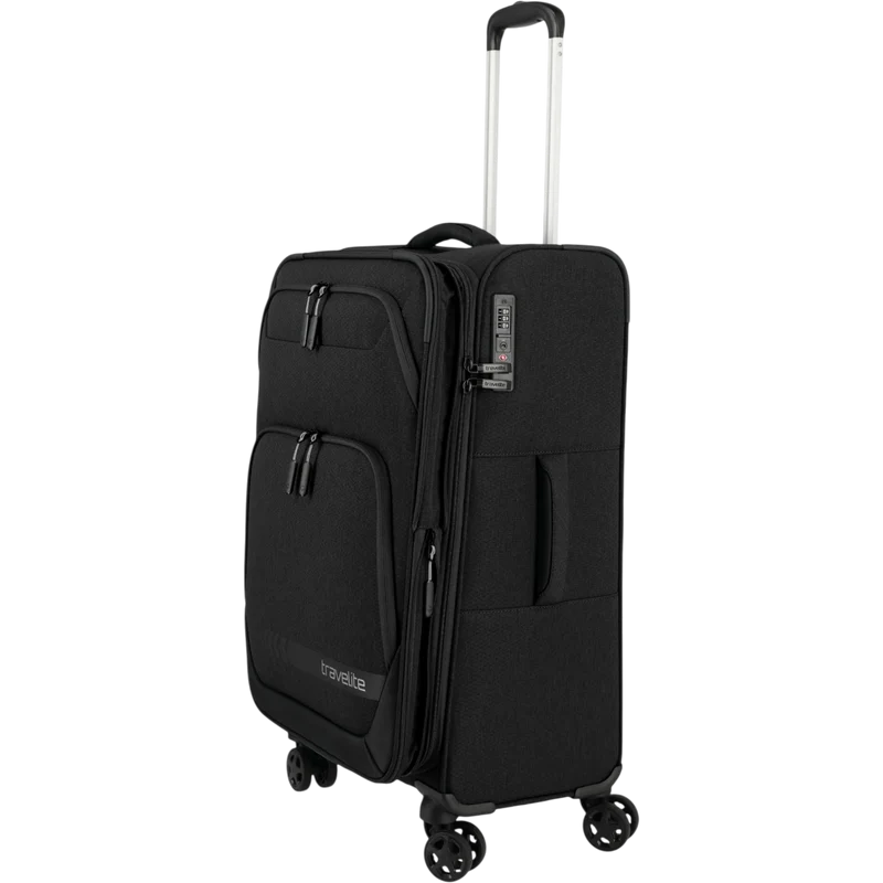 Travelite Kick Off 4-Rollen-Trolley M erw. 67 cm -Schwarz