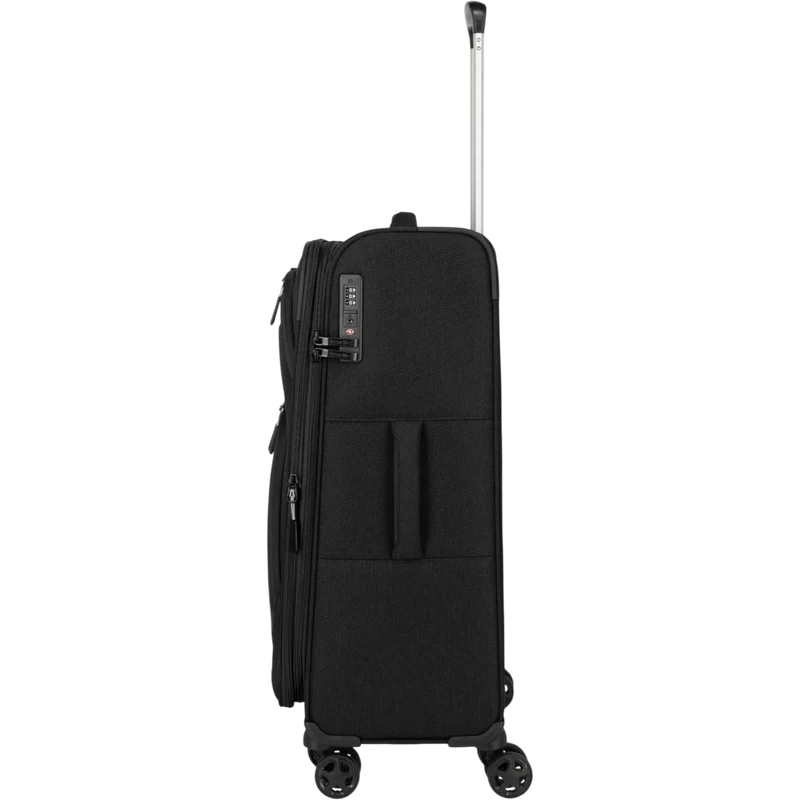 Travelite Kick Off 4-Rollen-Trolley M erw. 67 cm -Schwarz