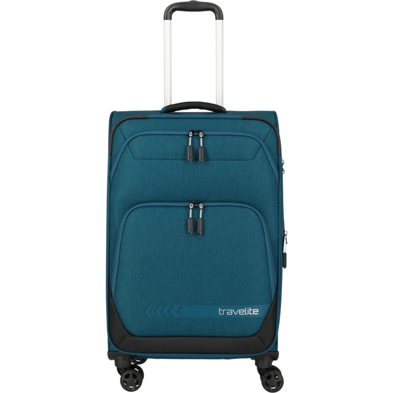 Travelite Kick Off 4-Rollen-Trolley M erw. 67 cm -Petrol