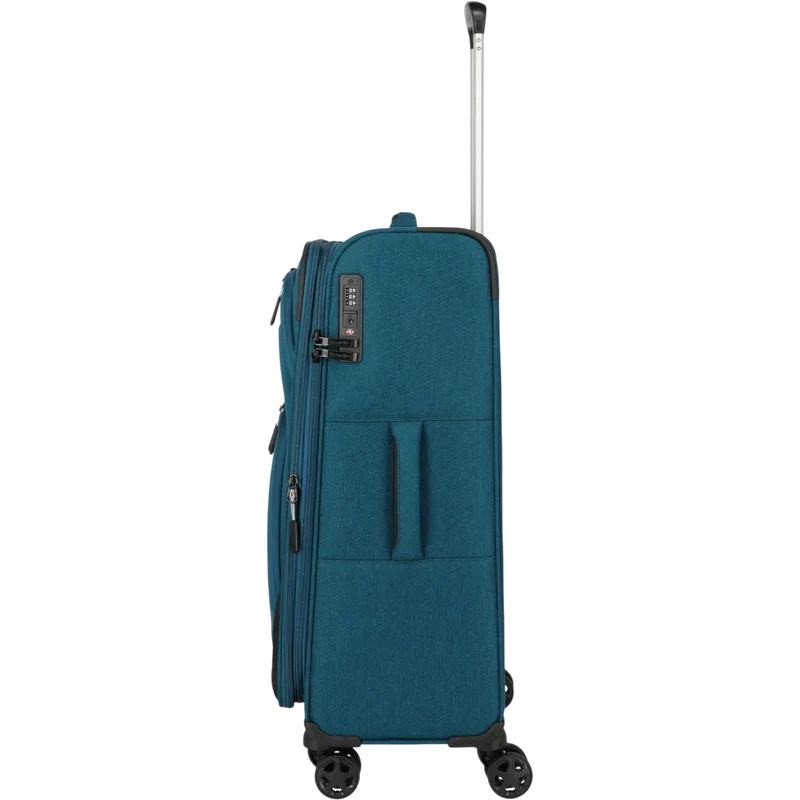 Travelite Kick Off 4-Rollen-Trolley M erw. 67 cm -Petrol