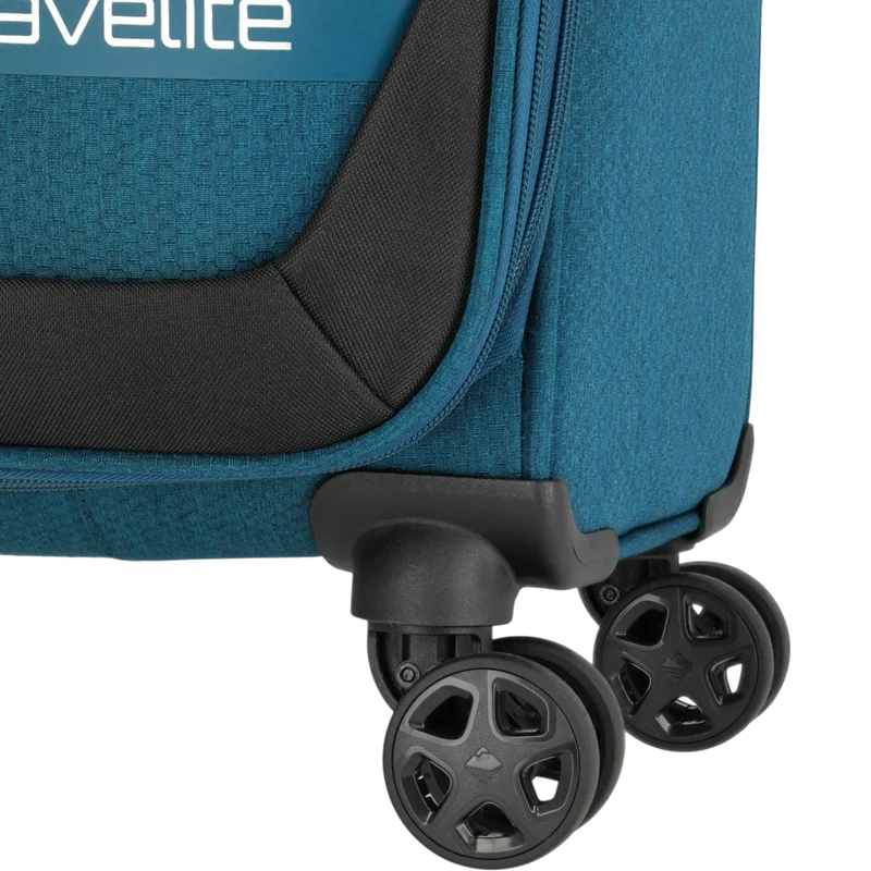 Travelite Kick Off 4-Rollen-Trolley M erw. 67 cm -Petrol