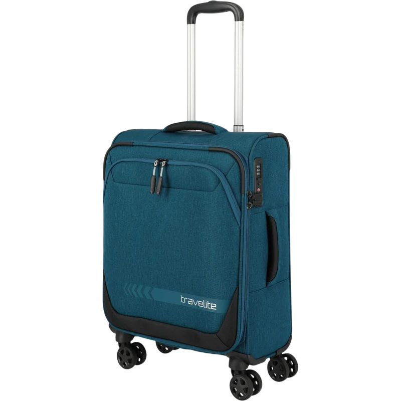 Travelite Kick Off 4-Rollen-Kabinentrolley S 55 cm -Petrol