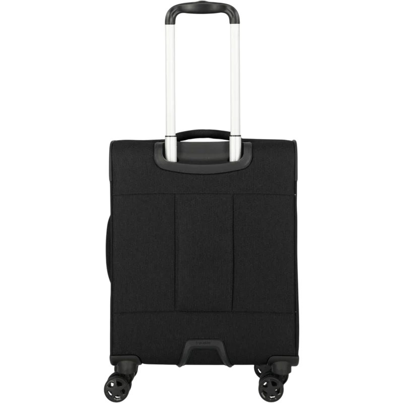 Travelite Kick Off 4-Rollen-Kabinentrolley S 55 cm -Schwarz