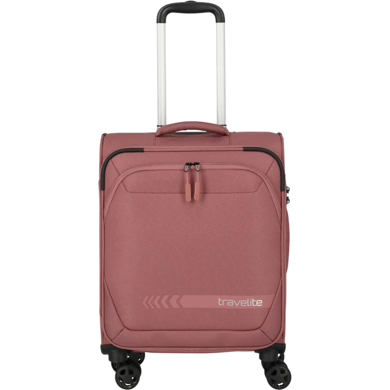 Travelite Kick Off 4-Rollen-Kabinentrolley S 55 cm -Rose