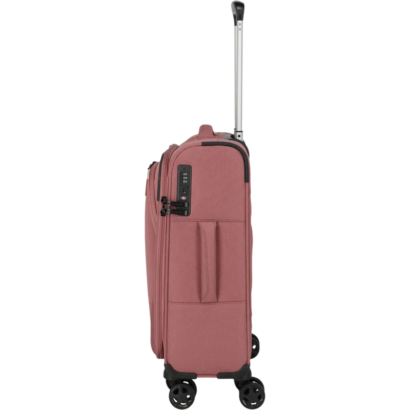 Travelite Kick Off 4-Rollen-Kabinentrolley S 55 cm -Rose