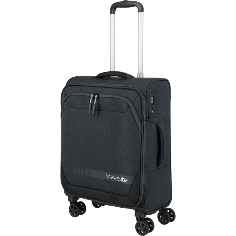 Travelite Kick Off 4-Rollen-Kabinentrolley S 55 cm -Anthrazit