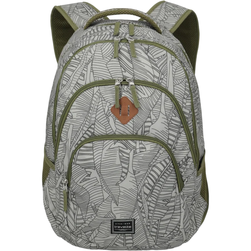 Travelite Basics Rucksack mit Laptopfach 45 cm -Print Grey