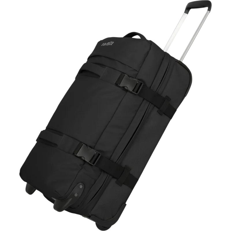 Travelite Bolonia Rollenreisetasche M 63 cm -Black