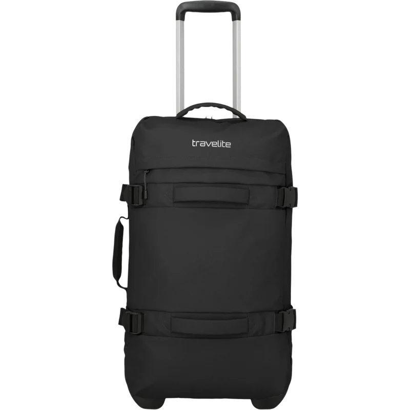 Travelite Bolonia Rollenreisetasche M 63 cm -Black