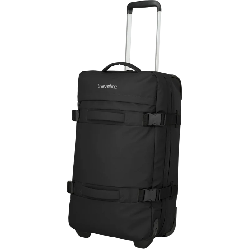 Travelite Bolonia Rollenreisetasche M 63 cm -Black