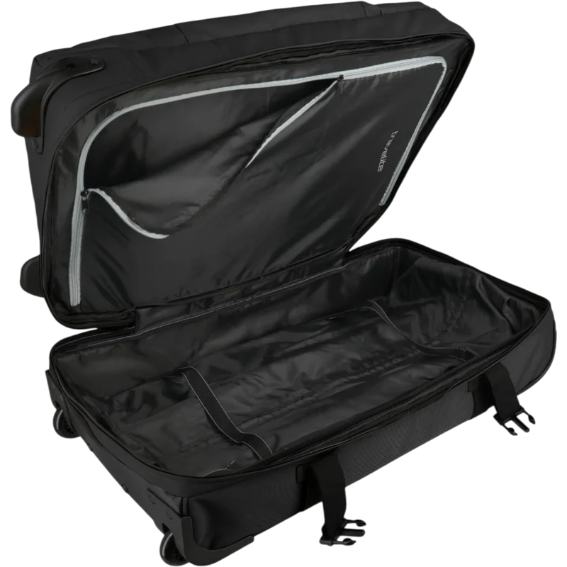 Travelite Bolonia Rollenreisetasche M 63 cm -Black