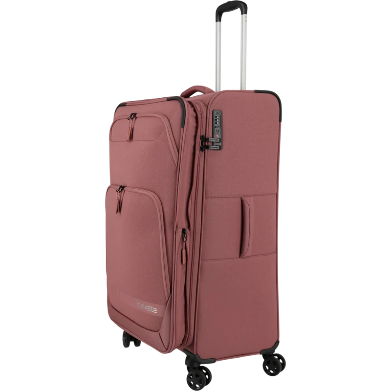 Travelite Kick Off 4-Rollen-Trolley L erw. 78 cm -Rose