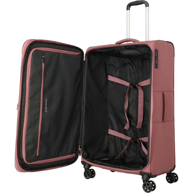Travelite Kick Off 4-Rollen-Trolley L erw. 78 cm -Rose