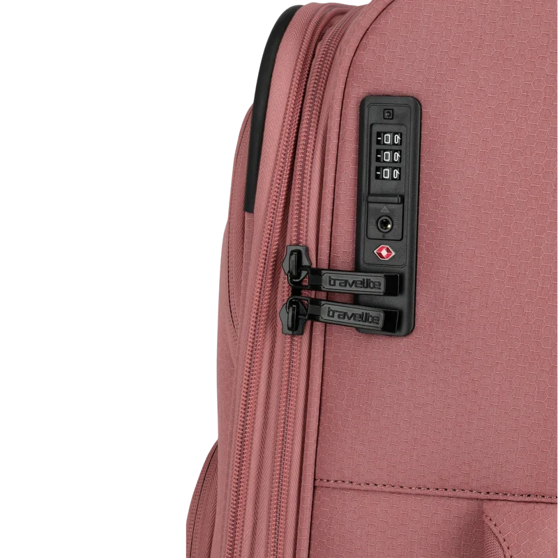 Travelite Kick Off 4-Rollen-Trolley L erw. 78 cm -Rose
