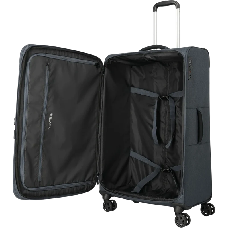 Travelite Kick Off 4-Rollen-Trolley L erw. 78 cm -Anthrazit