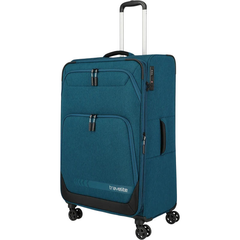 Travelite Kick Off 4-Rollen-Trolley L erw. 78 cm -Petrol