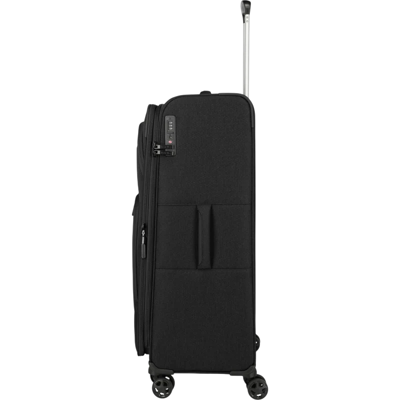 Travelite Kick Off 4-Rollen-Trolley L erw. 78 cm -Schwarz