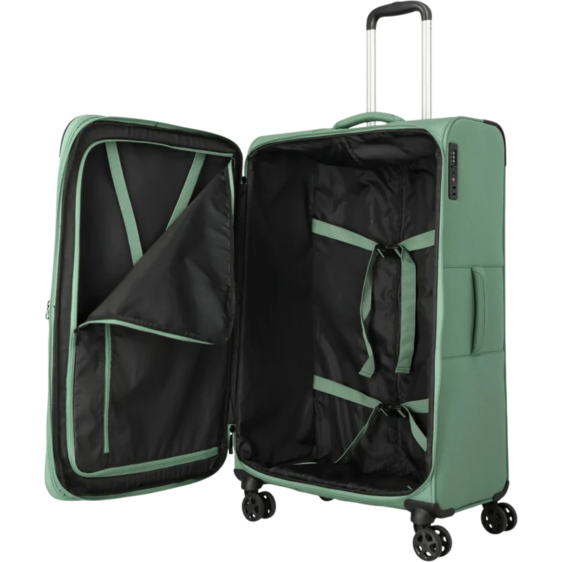 Travelite Kick Off 4-Rollen-Trolley L erw. 78 cm -Salbei