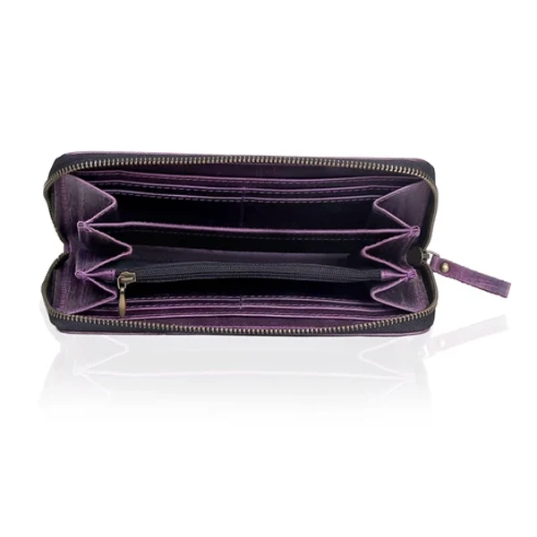 Verona Leather Tote Bag Combo - Purple