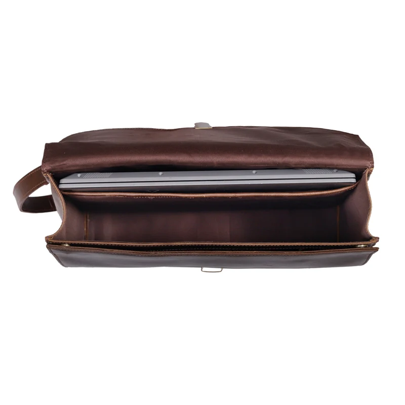 Beckett Buffalo Leather Briefcase