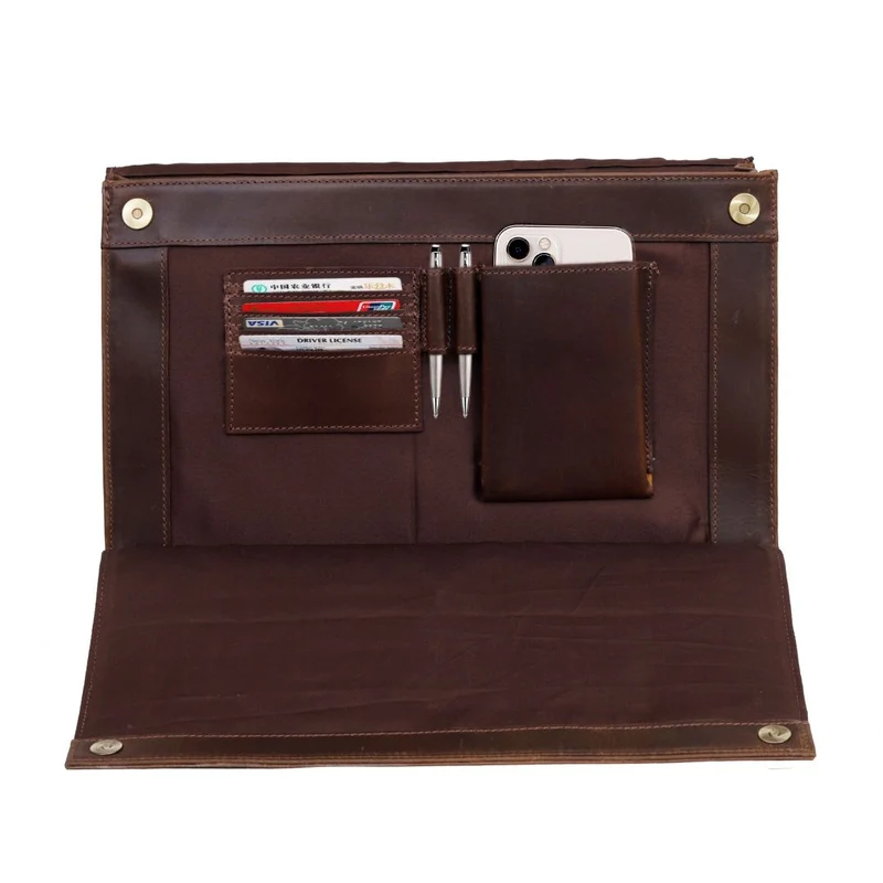 Beckett Buffalo Leather Briefcase