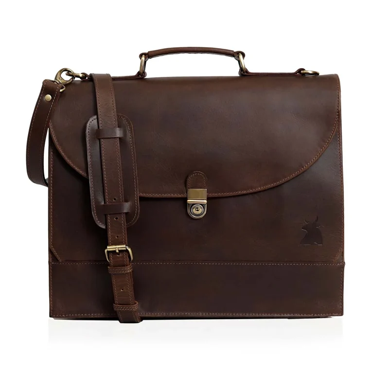 Beckett Buffalo Leather Briefcase
