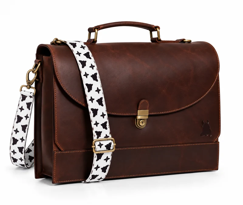Beckett Buffalo Leather Briefcase