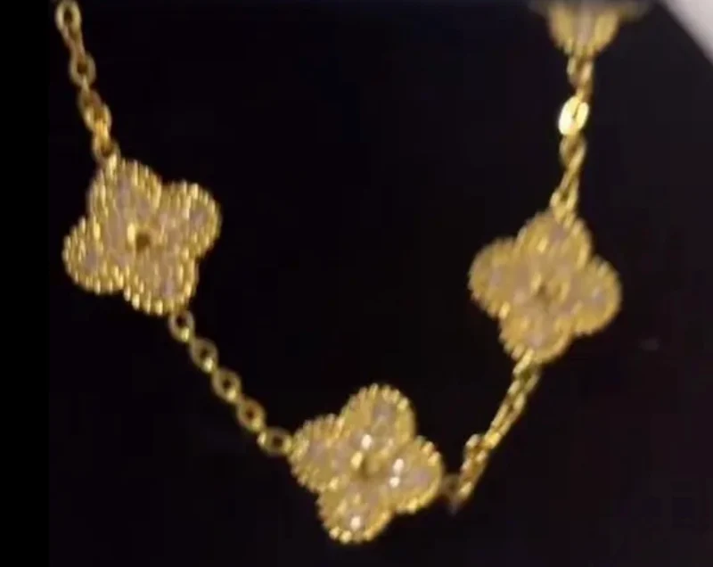 Amaré Kleeblatt hochwertige Edelstahl Armbänder - Golden Star