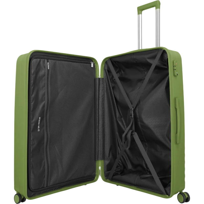 Travelite Pacific 4-Rollen-Koffer-Set 3tlg. L/M/S -olive