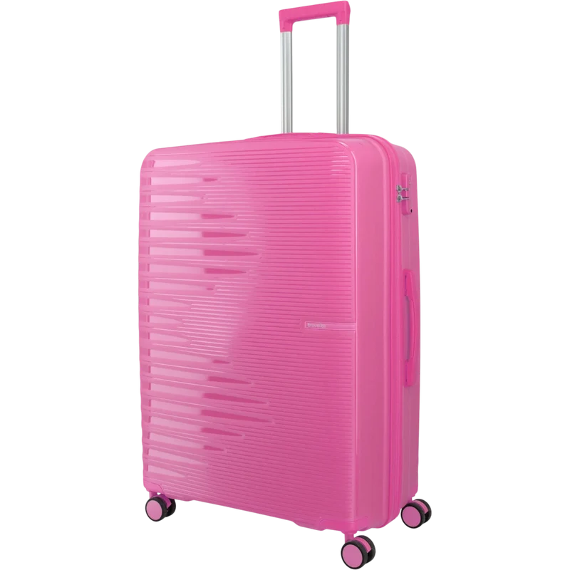 Travelite Pacific 4-Rollen-Koffer-Set 3tlg. L/M/S -pink