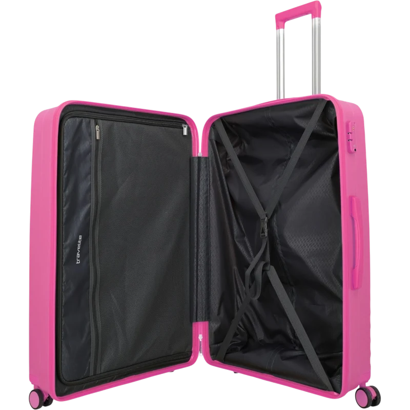 Travelite Pacific 4-Rollen-Koffer-Set 3tlg. L/M/S -pink