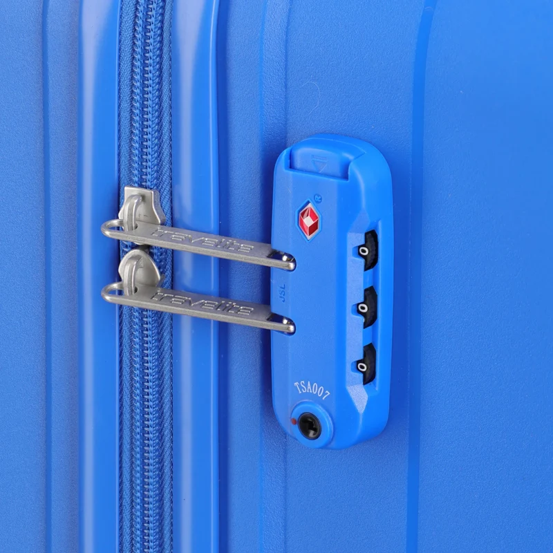 Travelite Pacific 4-Rollen-Koffer-Set 3tlg. L/M/S -blue