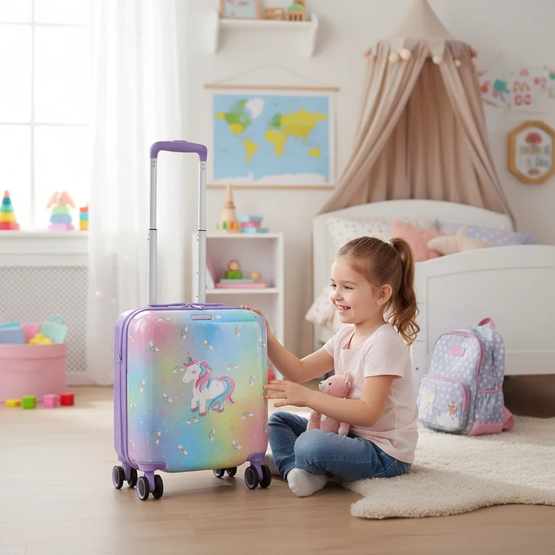 Travelite Minimover 4-Rollen-Kindertrolley 44 cm -Unicorn