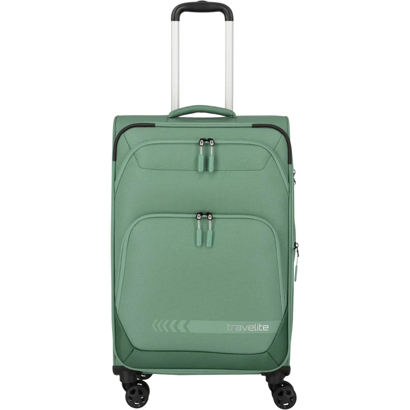 Travelite Kick Off 4-Rollen-Trolley M erw. 67 cm -Salbei