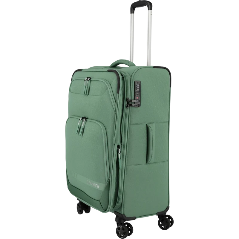 Travelite Kick Off 4-Rollen-Trolley M erw. 67 cm -Salbei