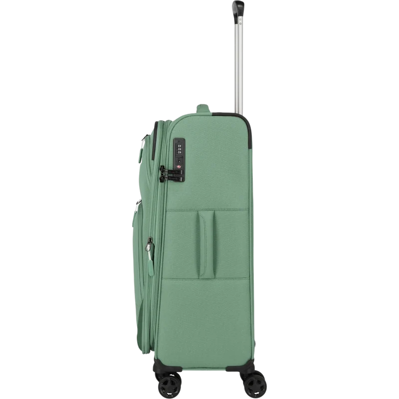 Travelite Kick Off 4-Rollen-Trolley M erw. 67 cm -Salbei