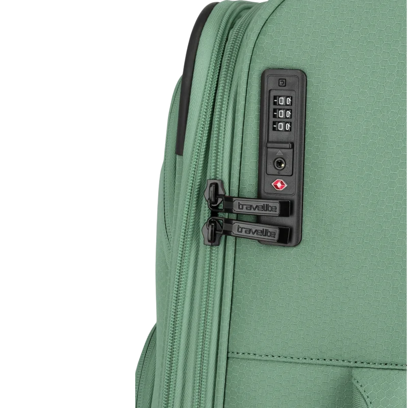 Travelite Kick Off 4-Rollen-Trolley M erw. 67 cm -Salbei