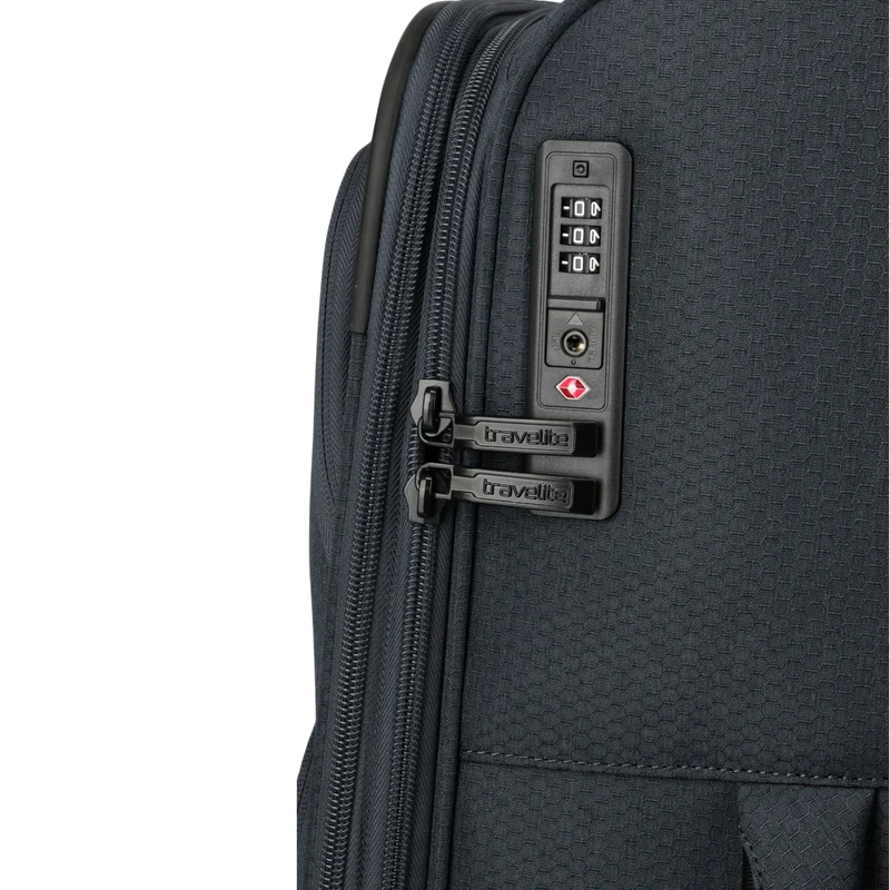 Travelite Kick Off 4-Rollen-Trolley M erw. 67 cm -Anthrazit