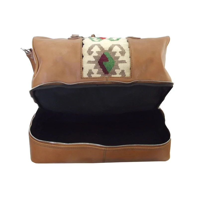 Anden Travelerbag S - Brown/Kilim Light