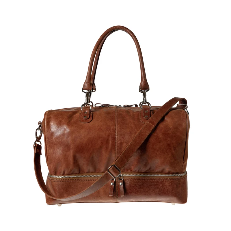 Anden Travelerbag S - Cognac Brown