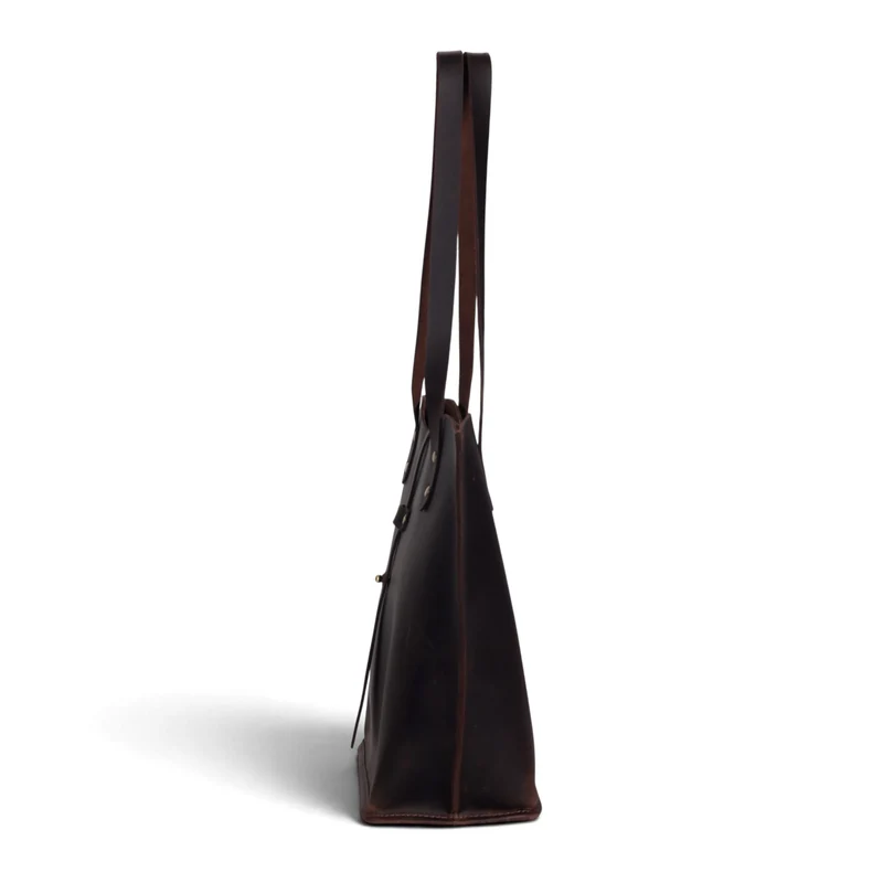 Denver Tie Leather Tote Bag