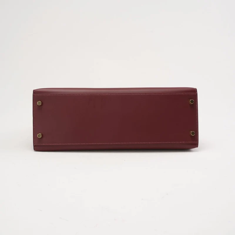 Hermès Kelly 32 Sellier Rot (Rouge H) Box Leder 2017