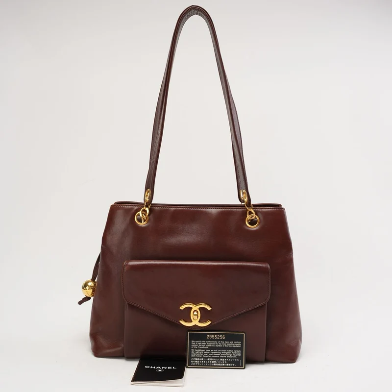 Chanel Vintage Timeless Tote, Burgunderrot, 1994