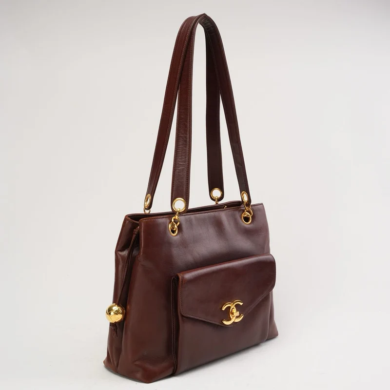 Chanel Vintage Timeless Tote, Burgunderrot, 1994