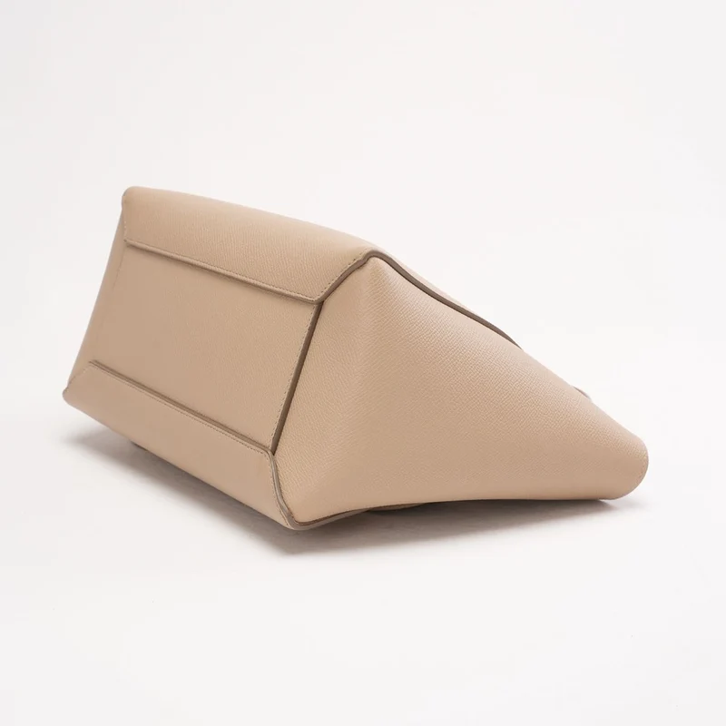 Celine Micro Belt aus genarbtem Kalbsleder, Taupe, 2017