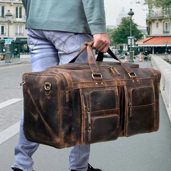 Farm Premium Buffalo Leather Duffle
