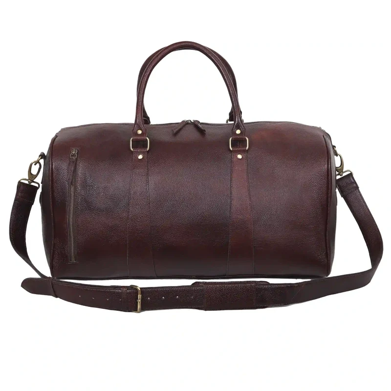 PENNSYLVANIA LEATHER DUFFEL WEEKENDER BAG