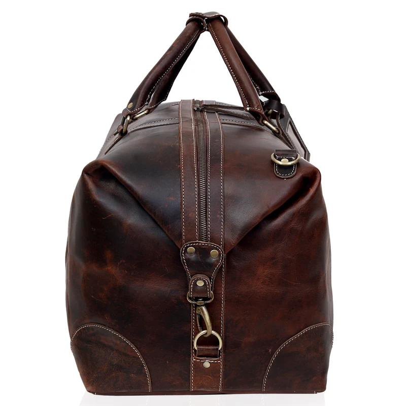 Nashville Leather Duffel Bag Men - Brown