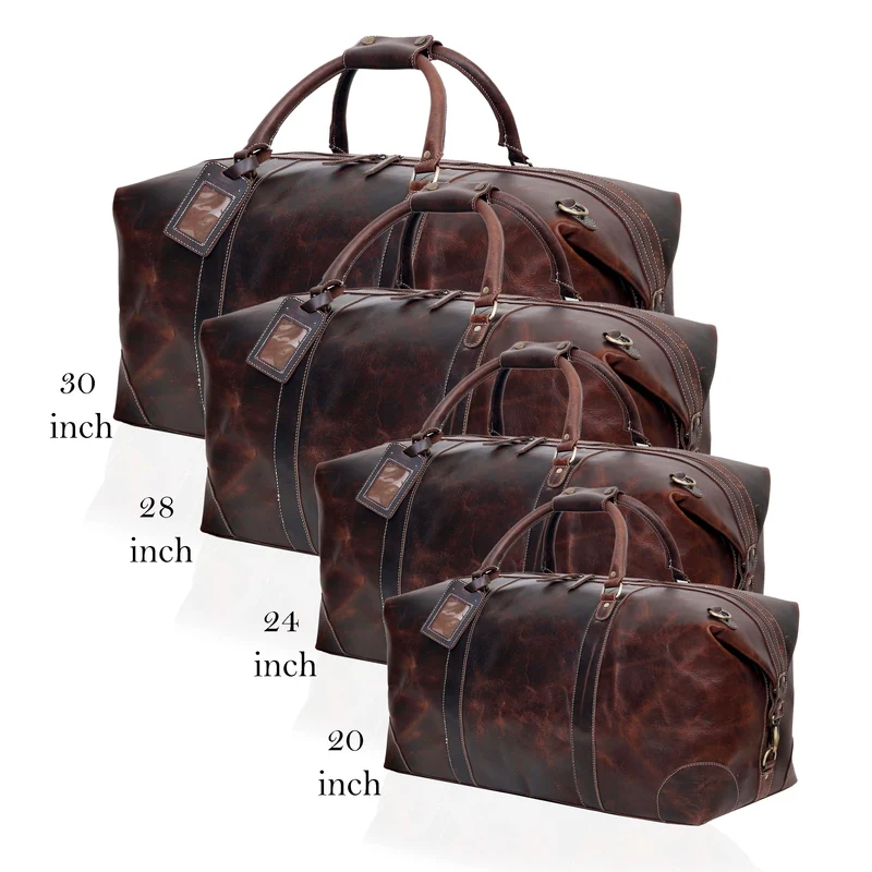 Nashville Leather Duffel Bag Men - Brown